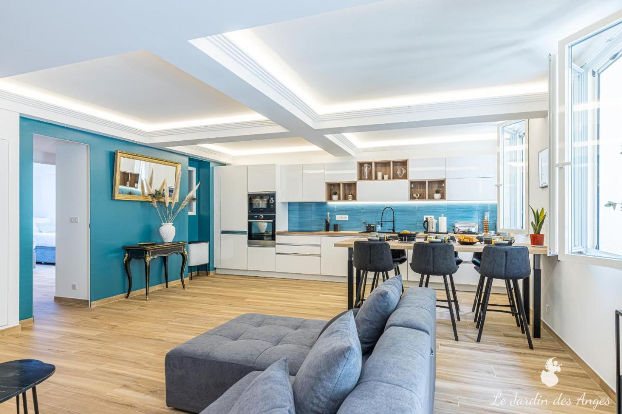 Apartament Luxury 3 Bdr Garden & Parking - Angels' Garden Nicea Zewnętrze zdjęcie