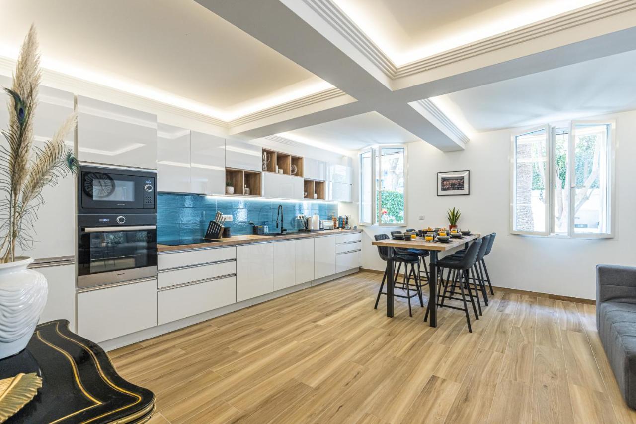 Apartament Luxury 3 Bdr Garden & Parking - Angels' Garden Nicea Zewnętrze zdjęcie