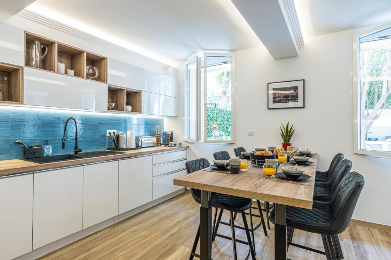 Apartament Luxury 3 Bdr Garden & Parking - Angels' Garden Nicea Zewnętrze zdjęcie