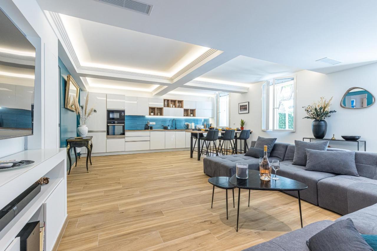 Apartament Luxury 3 Bdr Garden & Parking - Angels' Garden Nicea Zewnętrze zdjęcie