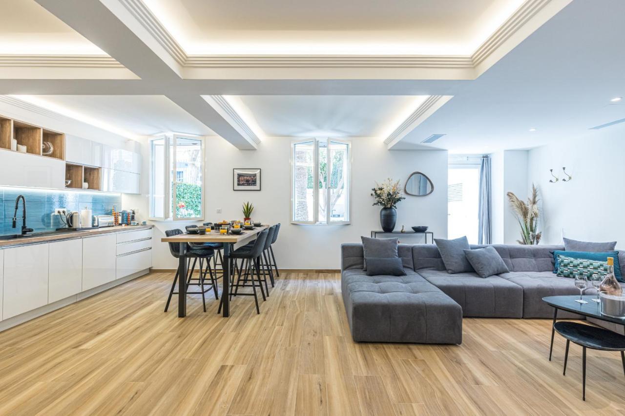 Apartament Luxury 3 Bdr Garden & Parking - Angels' Garden Nicea Zewnętrze zdjęcie